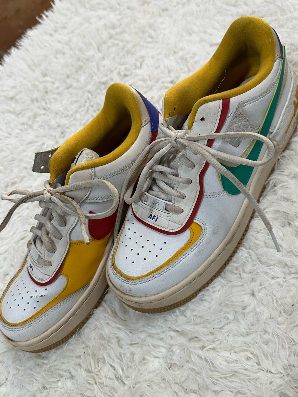 Nike AF1 multicolor low tops
